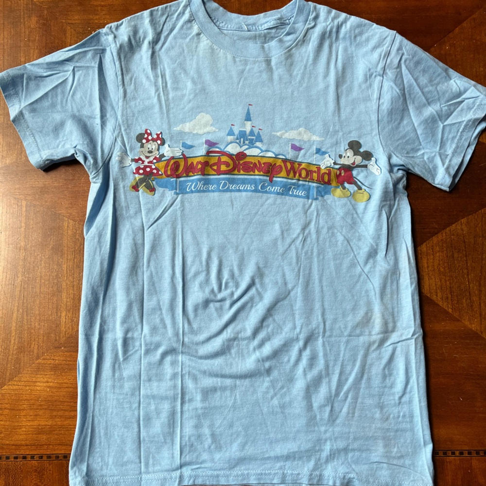 Women’s light blue Walt Disney World tshirt size SMALL